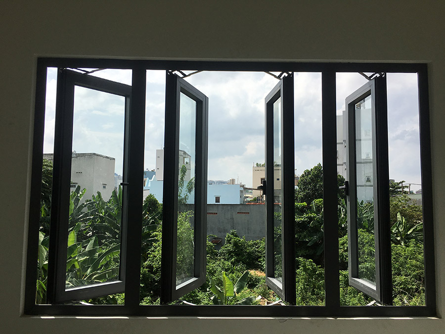Thi công lắp đặt cửa nhôm Xingfa nhập khẩu chính hãng cho Biệt thự đơn lập tại Thảo Điền, Quận 2